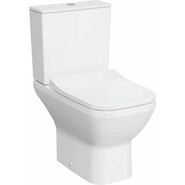 Унитаз-компакт безободковый VitrA Integra Square Open-Back 9833B003-7205 с тонкой крышкой микролифт - фото 