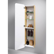 Пенал подвесной Aqwella Basic 35 см BAS0535DZ, универсальный, дуб золотой/белый - фото 3