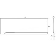 Панель фронтальная Тритон Мари 170 см R - фото 2