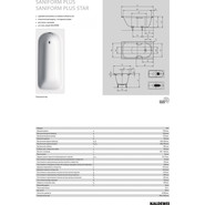 Ванна стальная Kaldewei Saniform Plus Star 170x75 см mod. 336 133600010001 (с отверстиями под ручки) - фото 3