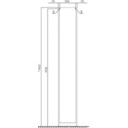 Пенал напольный Акватон Лондри 31 см 1A260603LH010, белый глянец - фото 5