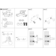 Смеситель для ванны Aquanet Static AF330-20B 261822, чёрный матовый - фото 3