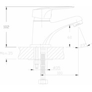 Смеситель для раковины Haiba HB1037 - фото 2