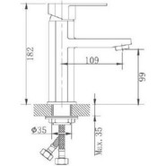 Смеситель для раковины Haiba HB10806, нержавеющая сталь - фото 3