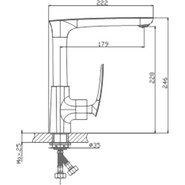 Смеситель для кухни Haiba HB71616 - фото 2