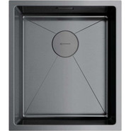 Мойка кухонная Omoikiri Taki 38-U/IF-GM (4973106) 1,2 мм, вороненая сталь, Цвет производителя: вороненая сталь - фото 