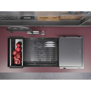 Мойка кухонная Omoikiri Taki 74-U/IF-GM (4993498) 1,2 мм, вороненая сталь, Цвет производителя: вороненая сталь - фото 3