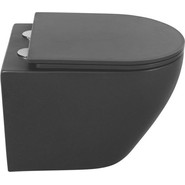 Унитаз подвесной безободковый BelBagno Colorato BB062CHR-MB, чёрный матовый, Цвет производителя: чёрный матовый - фото 5