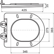 Сиденье с крышкой для унитаза BelBagno Colorato микролифт BB062SC-GR, серый матовый - фото 3