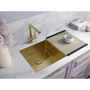 Ролл-мат для кухонной мойки Omoikiri ROLL-01-LG 4997001, светлое золото - фото 2