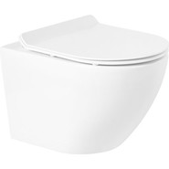 Унитаз подвесной безободковый BelBagno Sfera-R BB046CHR - фото 2