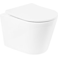 Унитаз подвесной безободковый BelBagno Flay-R BB053CHR - фото 