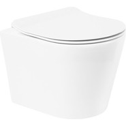 Унитаз подвесной безободковый BelBagno Flay-R BB053CHR - фото 2