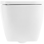 Унитаз подвесной безободковый BelBagno Alpina BB10100CHR с крышкой микролифт BB309SC - фото 6