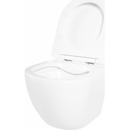 Унитаз подвесной безободковый BelBagno Uno BB3105CHR/SC с тонкой крышкой микролифт - фото 6