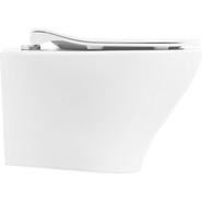 Унитаз подвесной безободковый BelBagno Acqua BB340CHR - фото 4