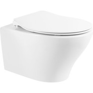 Унитаз подвесной безободковый BelBagno Acqua BB340CHR - фото 6