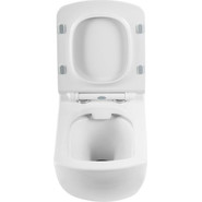 Унитаз подвесной безободковый BelBagno Carina BB514CHR - фото 4