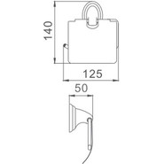 Держатель для туалетной бумаги Haiba HB1503 - фото 2