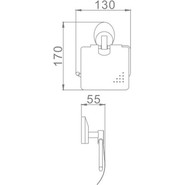 Держатель для туалетной бумаги Haiba HB1603 - фото 2
