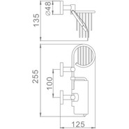 Держатель для туалетной бумаги и дезодоранта Haiba HB1703-1 - фото 2