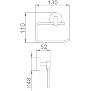 Держатель для туалетной бумаги Haiba HB1703-3 - фото 2
