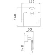 Держатель для туалетной бумаги Haiba HB1703 - фото 2