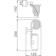Держатель для туалетной бумаги и дезодоранта Haiba HB8603-1 - фото 2