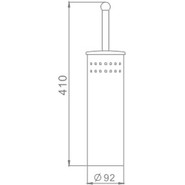 Ёршик для унитаза напольный Haiba HB902 - фото 2