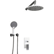 Душевая система для душа WasserKraft A16067WHITE, белый/хром - фото 