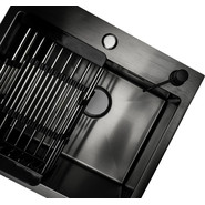 Коландер для кухонной мойки Gerhans K30300B, графит - фото 3