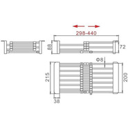 Коландер для кухонной мойки Gerhans K30300, серый - фото 3