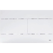 Кнопка смыва Oli Slim (механическая) 659041, белый - фото 