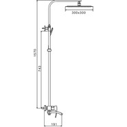 Душевая стойка со смесителем GAPPO G07 G2407-11 - фото 5