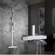 Душевая стойка с термостатом Gappo G2407-40 - фото 2