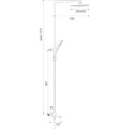 Душевая стойка с термостатом Gappo G2418-40 - фото 6