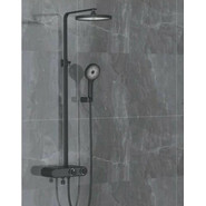Душевая стойка с термостатом Gappo G2495-2, черный, Цвет производителя: чёрный - фото 2
