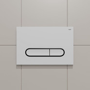 Кнопка смыва Iddis Unifix UNI01WCi77, белый матовый - фото 3