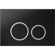 Кнопка смыва Iddis Unifix UNI03BCi77, черный матовый - фото 