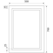 Зеркало Iddis Zodiac 50 см ZOD5000i98 - фото 6