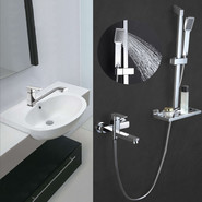 Набор смесителей 3 в 1 для ванны Gappo G2898 - фото 2