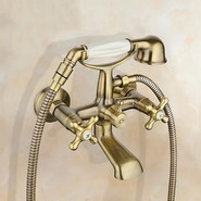 Смеситель для ванны с душевым гарнитуром Gappo Sofia G3263-4, бронза - фото 3