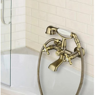 Смеситель для ванны с душевым гарнитуром Gappo Sofia G3263-4, бронза - фото 2