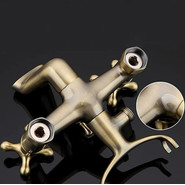 Смеситель для ванны с душевым гарнитуром Gappo Sofia G3263-4, бронза - фото 5