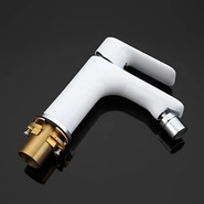 Смеситель для биде Gappo G5048, белый/хром - фото 4