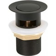 Донный клапан Iddis Slide SLIB000i88 (универсальный) чёрный - фото 