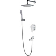 Душевая система для ванны Gappo Noar G7148-8, белый/хром - фото 