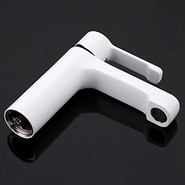 Смеситель для раковины Gappo Tomahawk G1002-8, белый/хром - фото 4