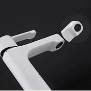 Смеситель для раковины Gappo Tomahawk G1002-8, белый/хром - фото 6