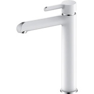 Смеситель для раковины высокий Gappo G1003-18, белый/хром - фото 